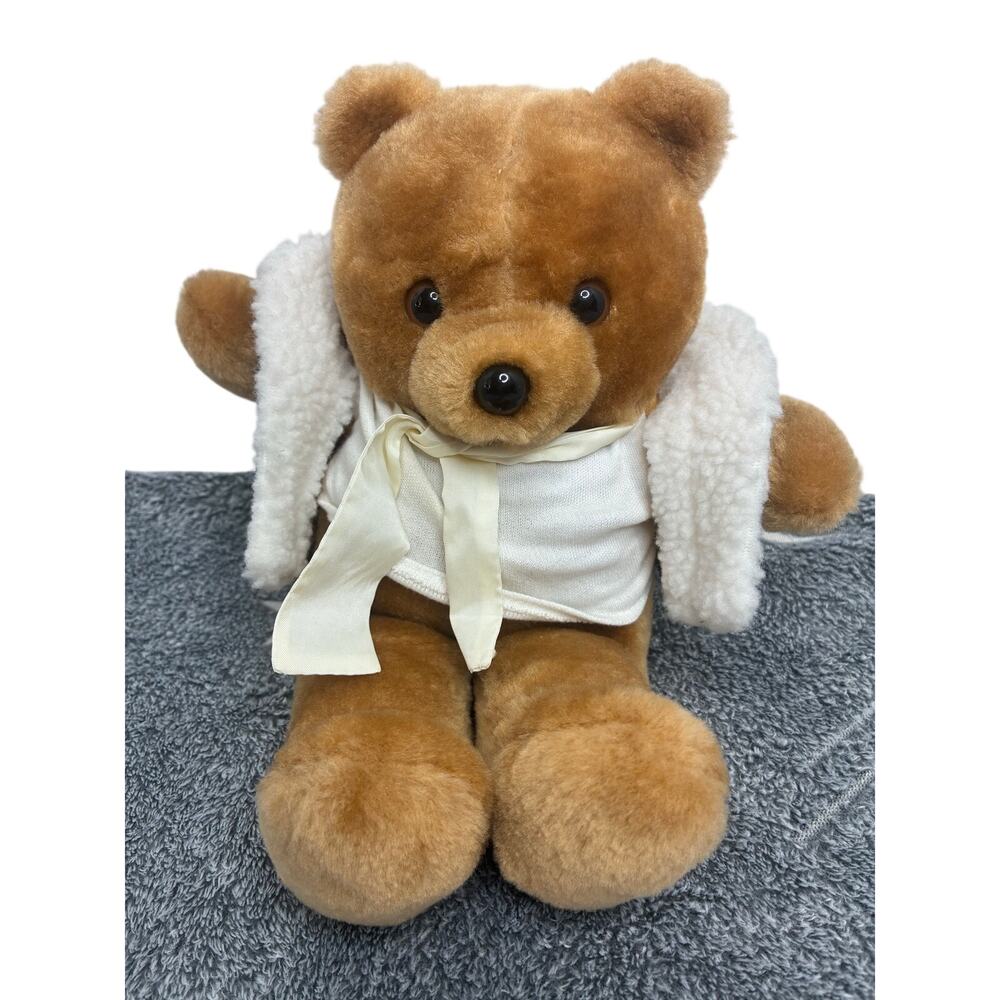 Clifford B McGuire British Airways Pilot Brown Teddy Bear 11" Aviator Plush